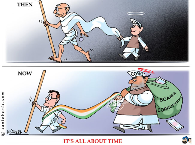 Gandhis...Then and Now