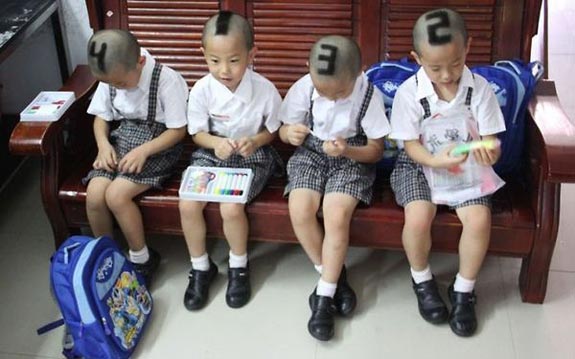 Chinese Quadruplets!