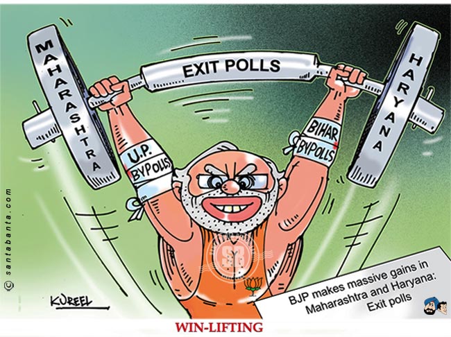 Exit Polls Predict BJP Win