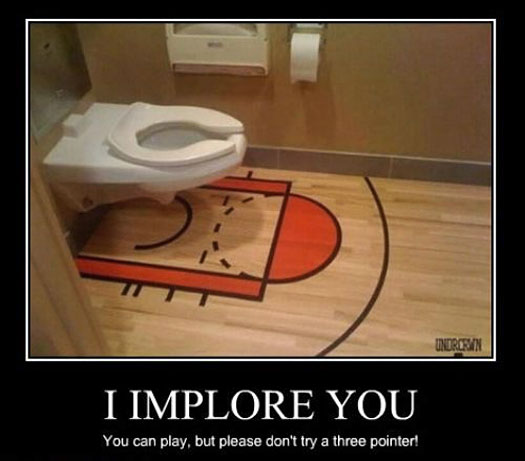 Toilet Basketball