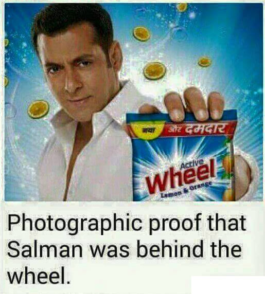 Salman Was Behind the Wheel