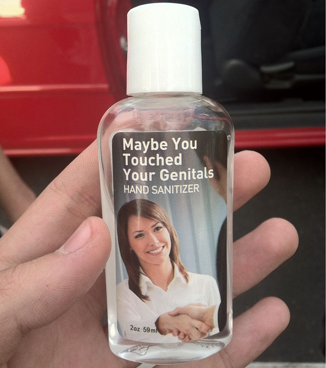 Maybe You Touched Your Genitals