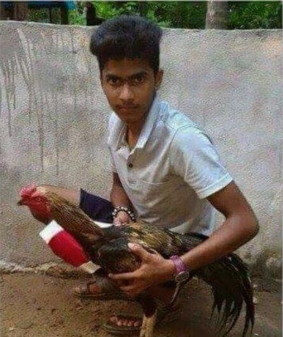 Posing With a Cock!