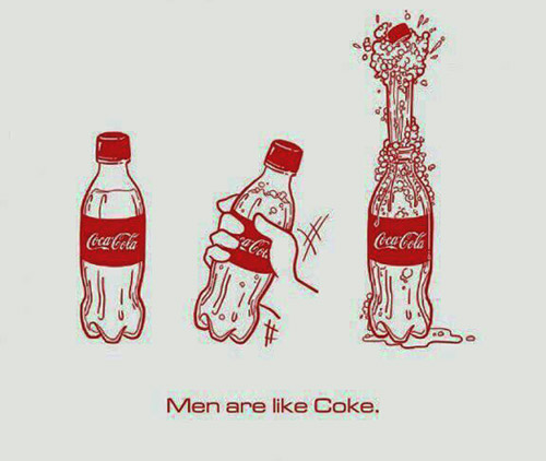 Men and Coke!