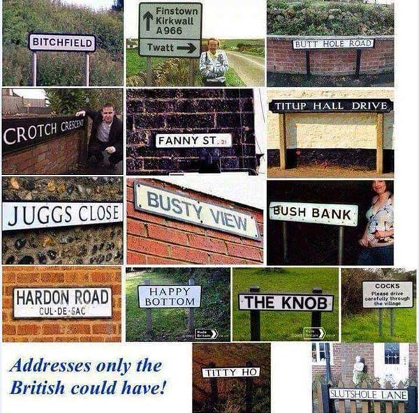 British Addresses