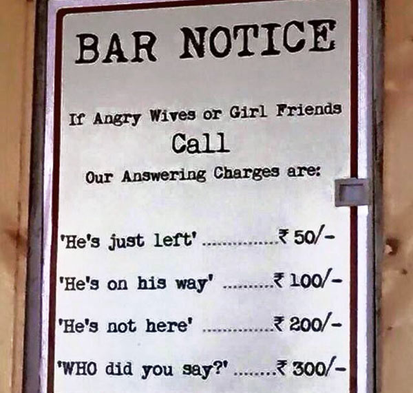 Best Bar Service!