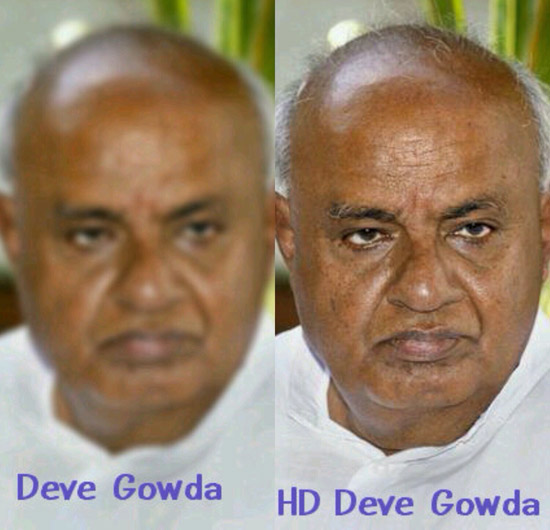 High Res Image of Deve Gowda