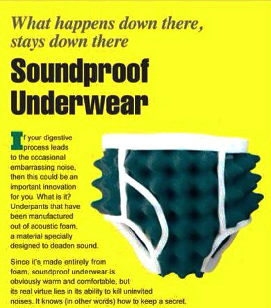 Soundproof Underwear!