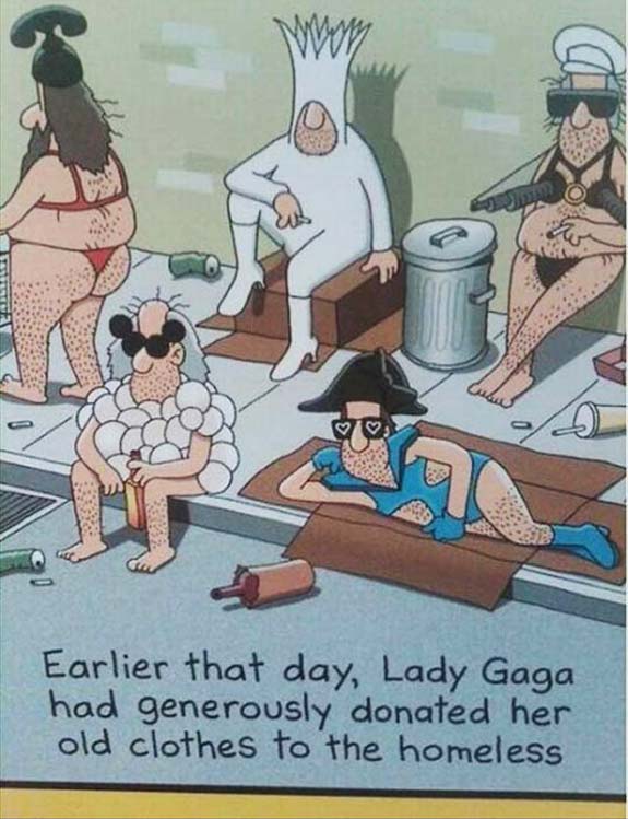 Lady Gaga Donate Her Cothes