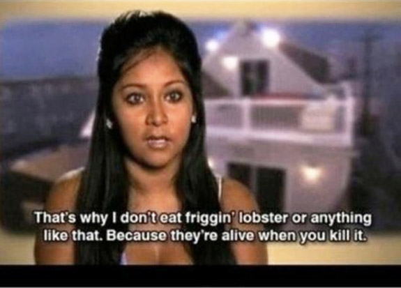 Snooki Hates Lobsters