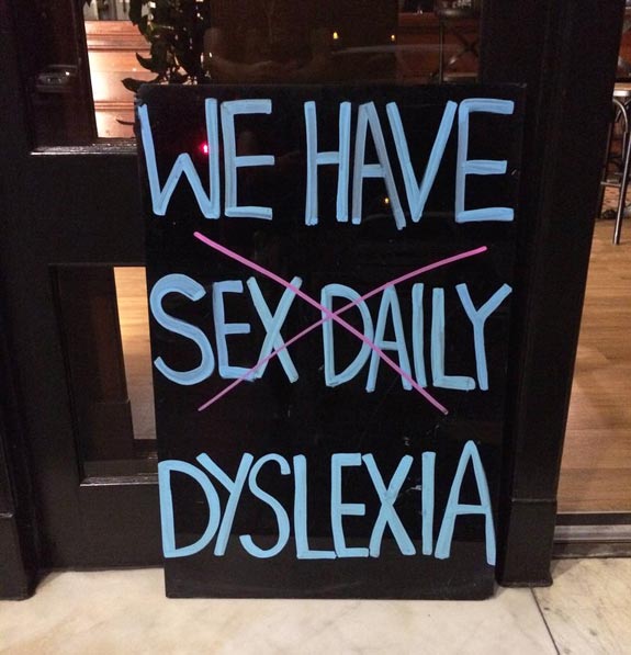 Dyslexia!