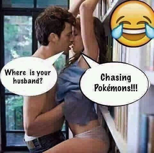 Chasing Pokemon