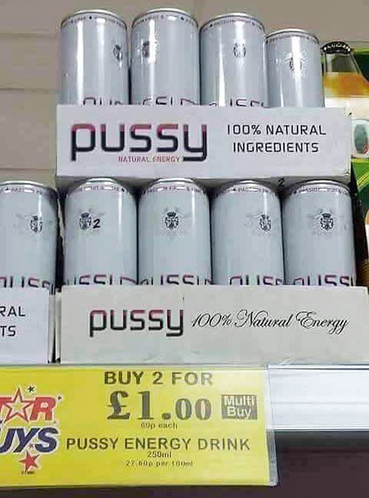 Pussy Energy Drink