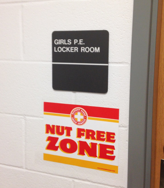 Nut Free Zone!