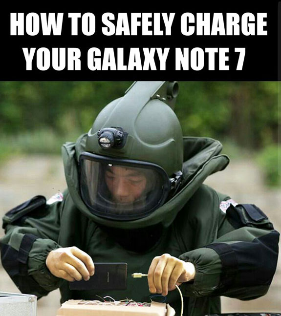 Safely Charge Your Samsung Note 7