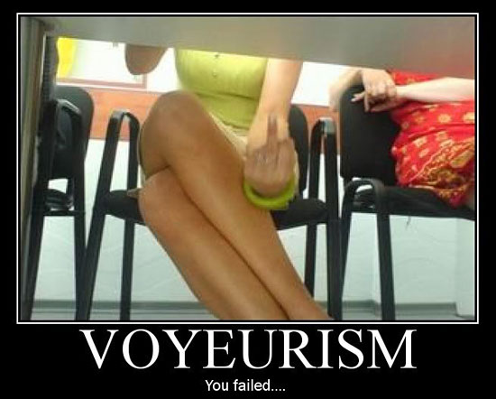 Voyeurism FAIL