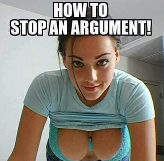 No More Arguments... Please