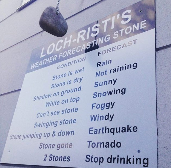 Weather Predicting Stone