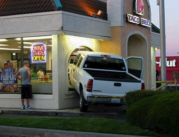 Taco Bell Drive Through Open...