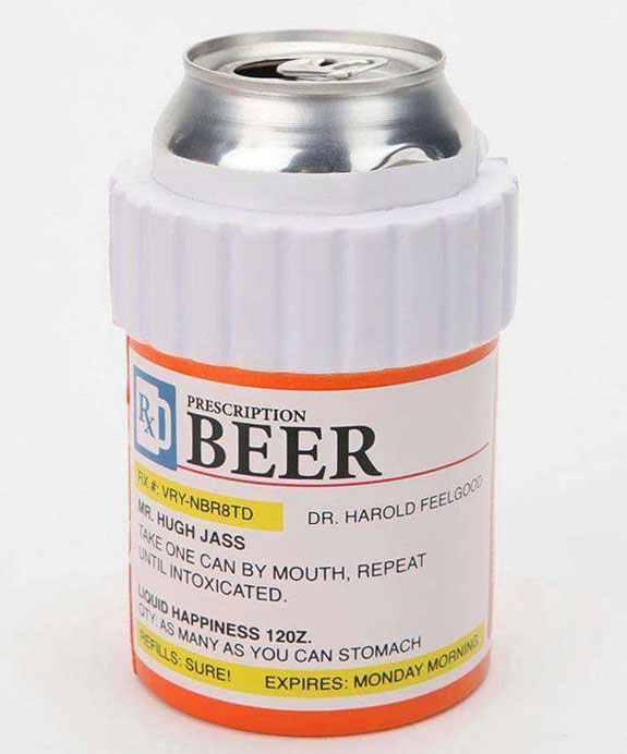 Prescription Beer Can Cooler