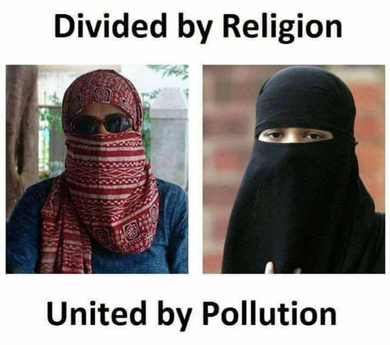 Divided by Religion, United by Pollution