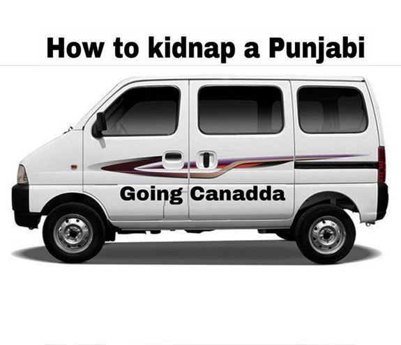 How To Kidnap a Punjabi ?