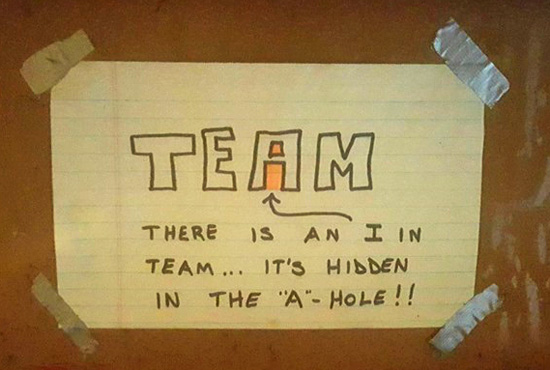 Who Says There's No 'I' in Team