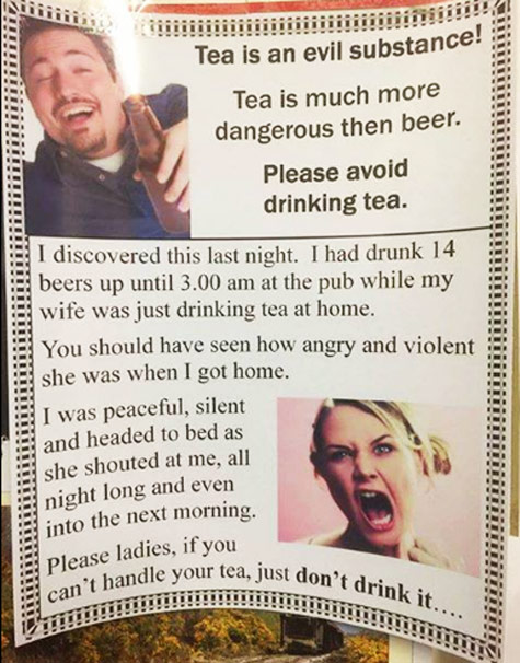 Tea vs Beer!