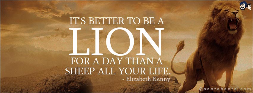 Be A Lion!