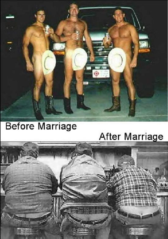 Your life before and after marriage