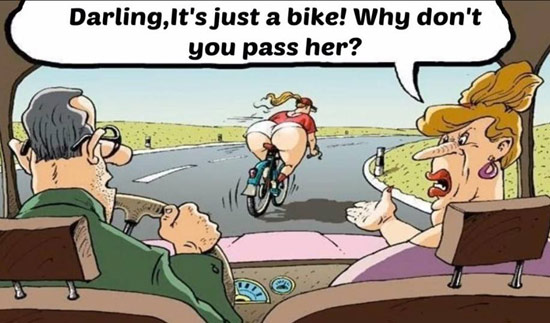 You Can't Even Overtake a Cyclist?