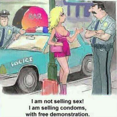 Free Condom Demonstration