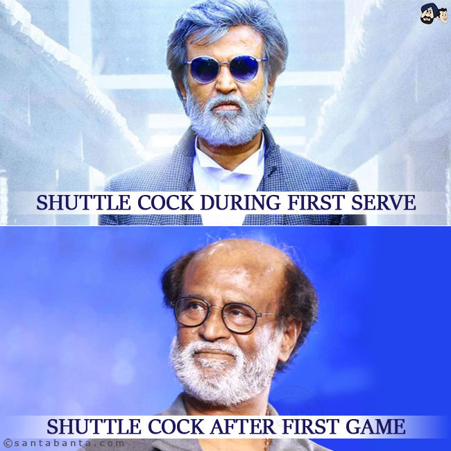 Rajinikanth Shuttlecock Meme