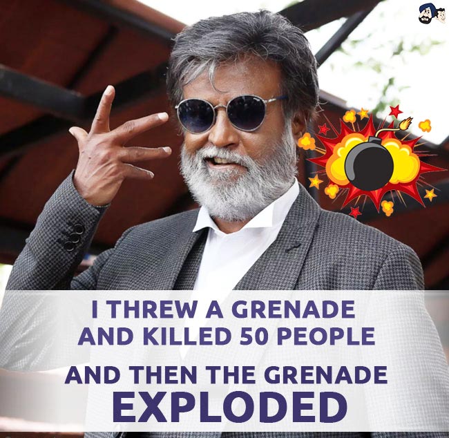 Rajinikanth Grenade Meme