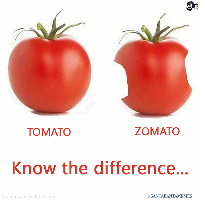 A Tomato Delivered by Zomato