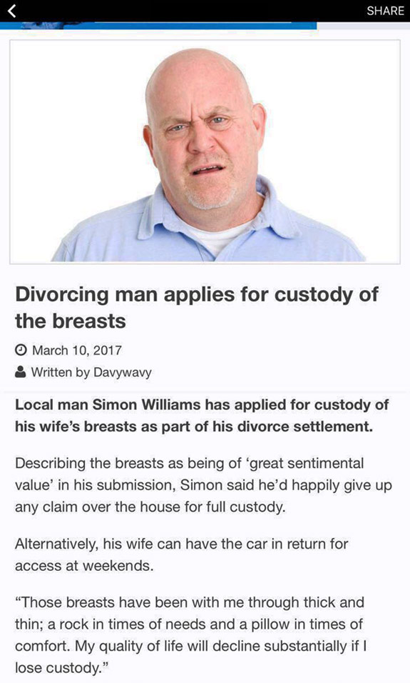 Custody of The Breasts