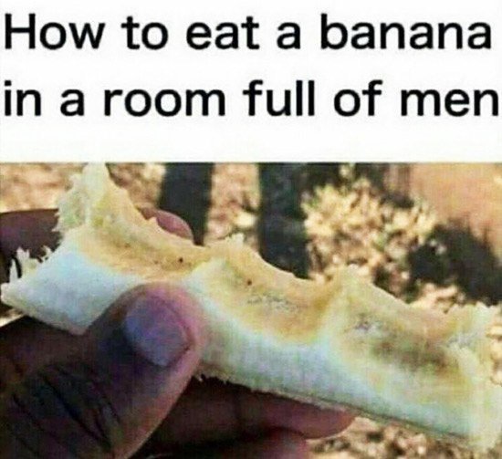 This is How Ladies Should Eat Bananas