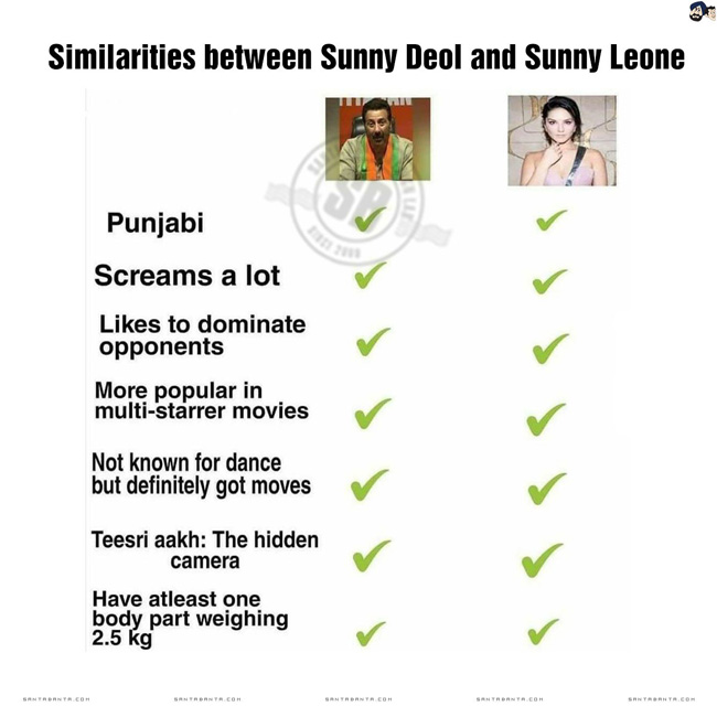 Sunny Leone Vs Sunny Deol