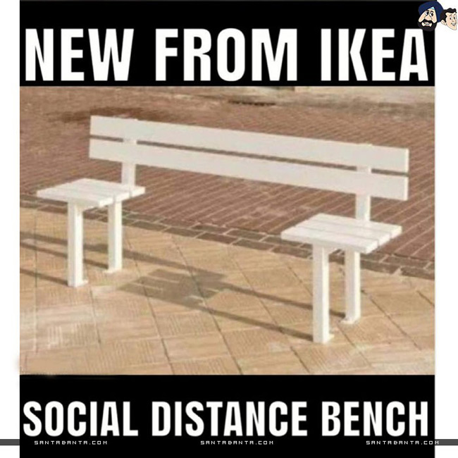 Social Distancing Bench