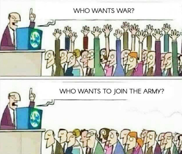 Who Wants War?