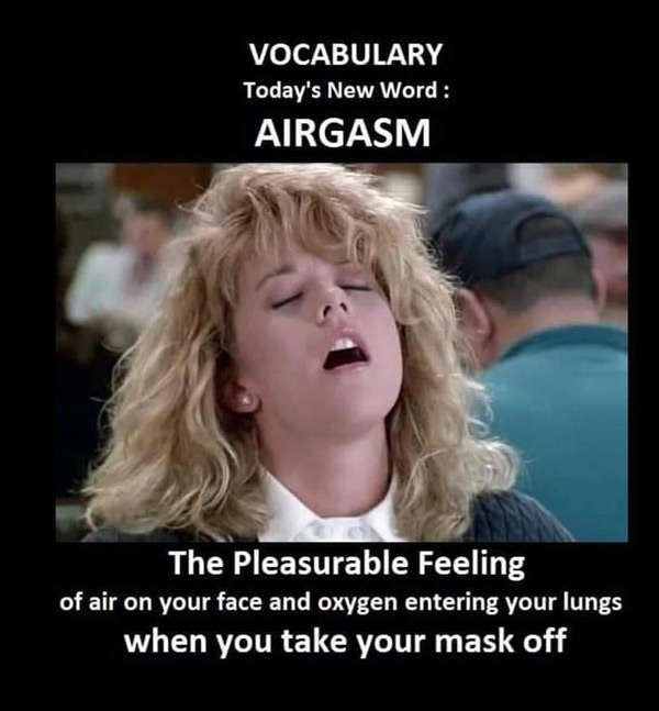 Word Of The Day - Airgasm