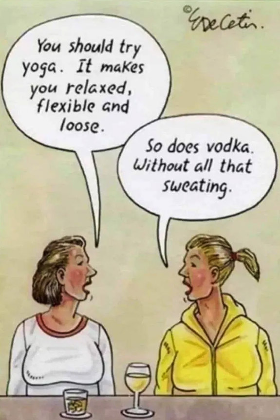 Yoga Vs Vodka