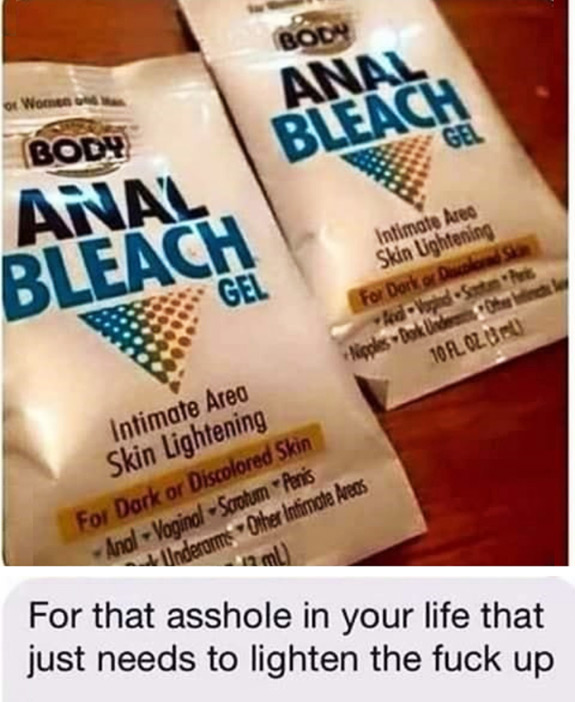 Anal Bleach