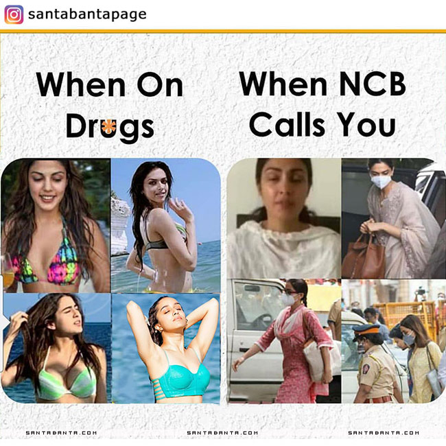 Celebs on Drugs vs Celebs During NCB Probe