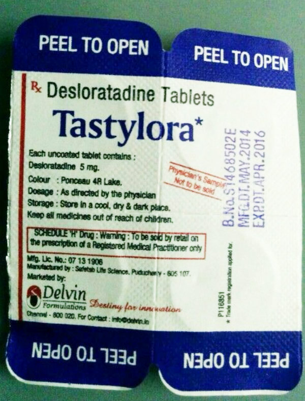 Try Tastylora for Cold, Flu, or Allergy - It's Really Good