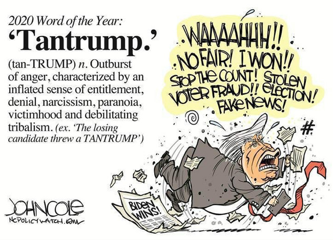 Word of The Day - Tantrump