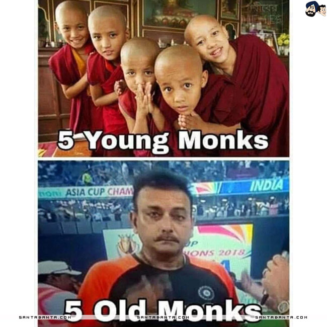 Young and Old Monks