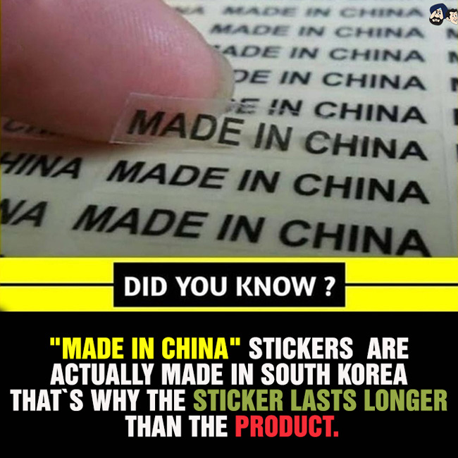 Made In China Stickers