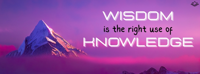 Wisdom Is The Right Use Of Knowledge