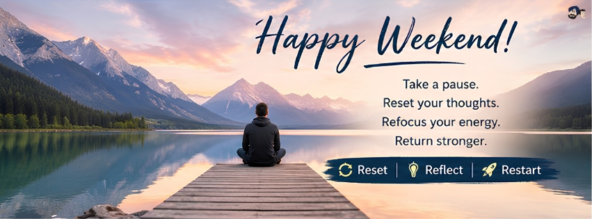 Reset, Reflect, Restart - Happy Weekend!